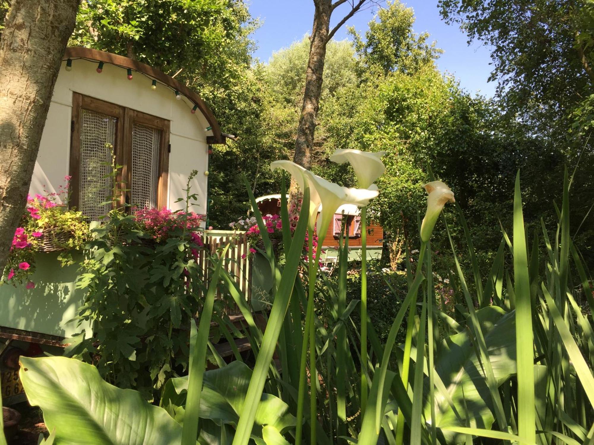 Roulottes Du Rouard Bed & Breakfast Camiers Bagian luar foto